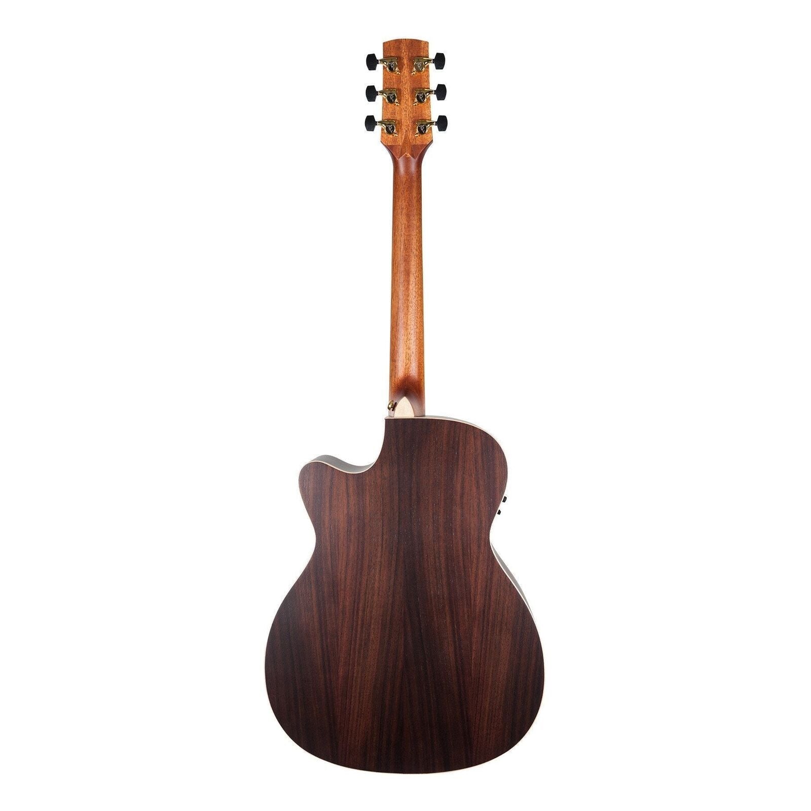 Timberidge TRFC-3T-NST 3 Series Spruce Solid Top Acoustic-Electric Small Body Cutaway Guitar with Tree of Life Inlay Natural Satin — view 2
