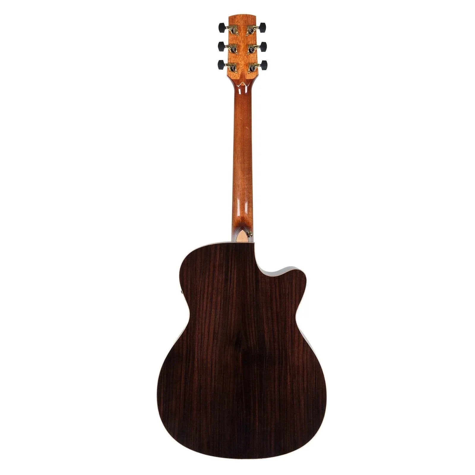 Timberidge 3 Series Left Handed Spruce Solid Top Acoustic-Electric Small-Body Cutaway Guitar with Tree of Life Inlay Natural Gloss — view 2