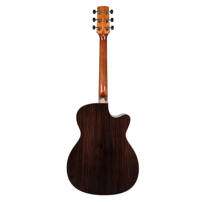 Timberidge 3 Series Left Handed Spruce Solid Top Acoustic-Electric Small-Body Cutaway Guitar with Tree of Life Inlay Natural Gloss — view 2