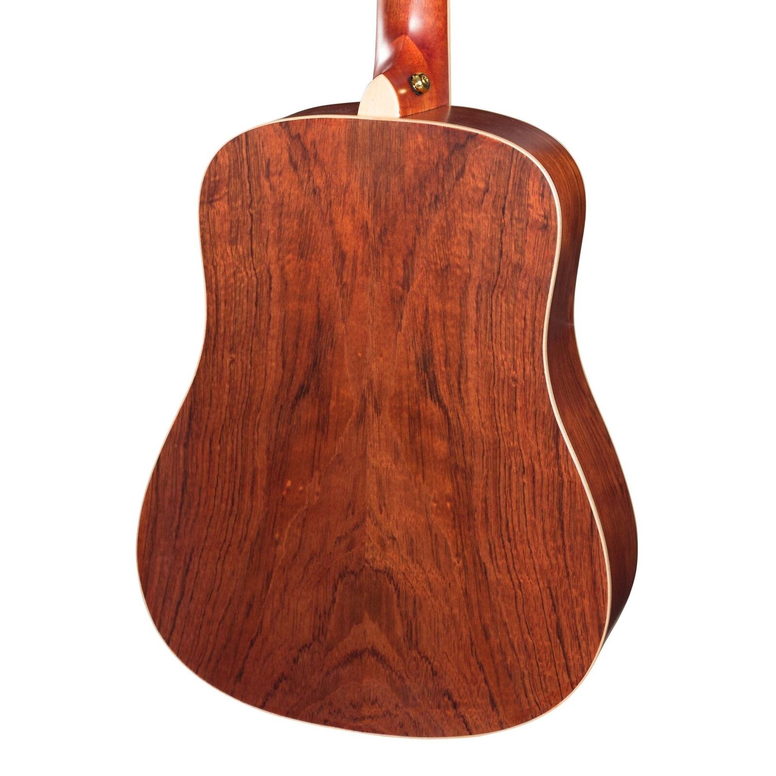 Timberidge 4 Series Left Handed Cedar Solid Top Acoustic-Electric Mini Guitar with Hard Case - Natural Satin — view 5