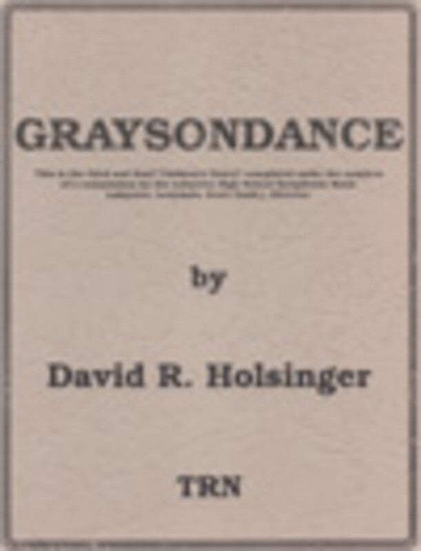Graysondance Concert Band  Score/Parts