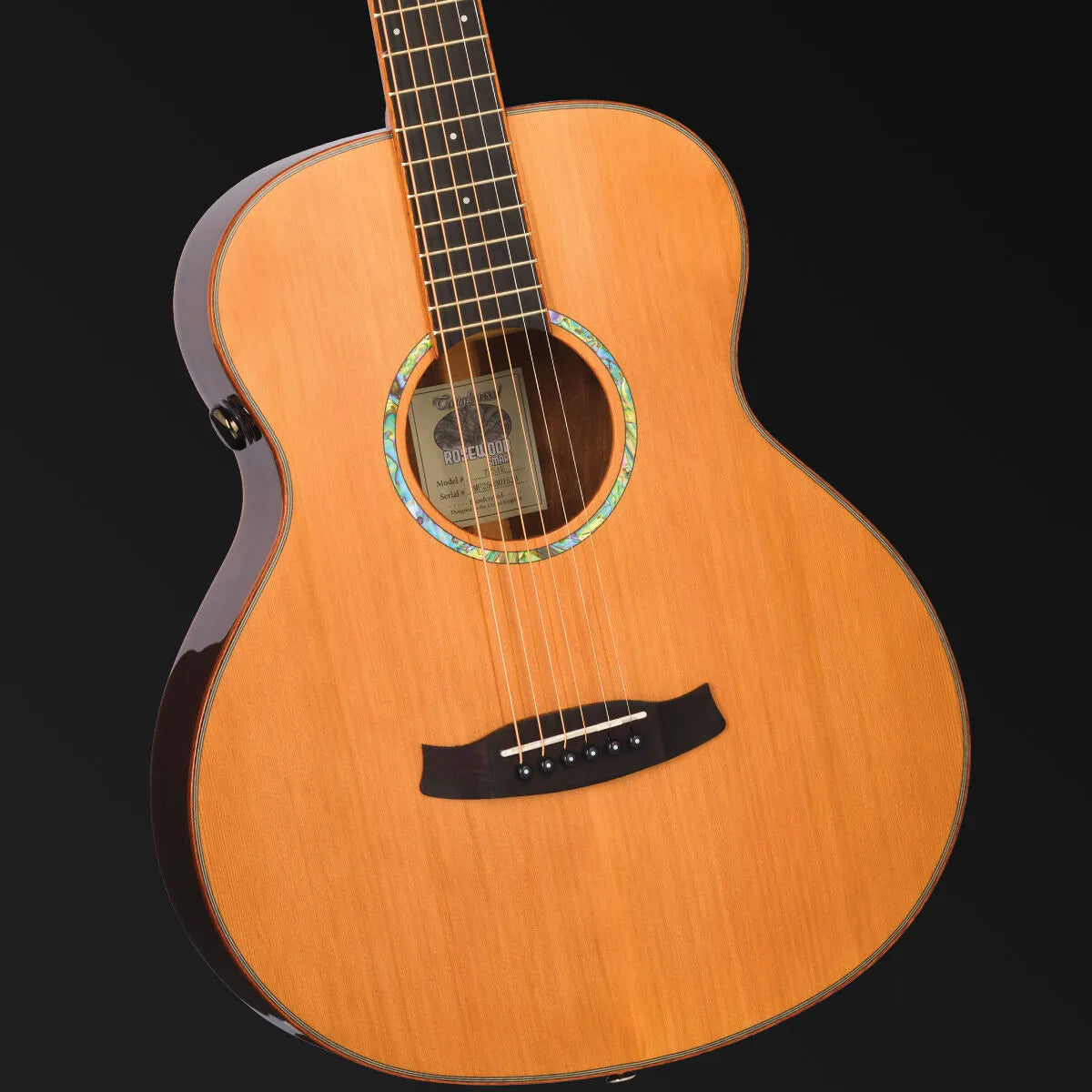Tanglewood Rosewood Smart Mini Folk Acoustic/Electric Guitar with Enya SP1 EQ System TRS1-E