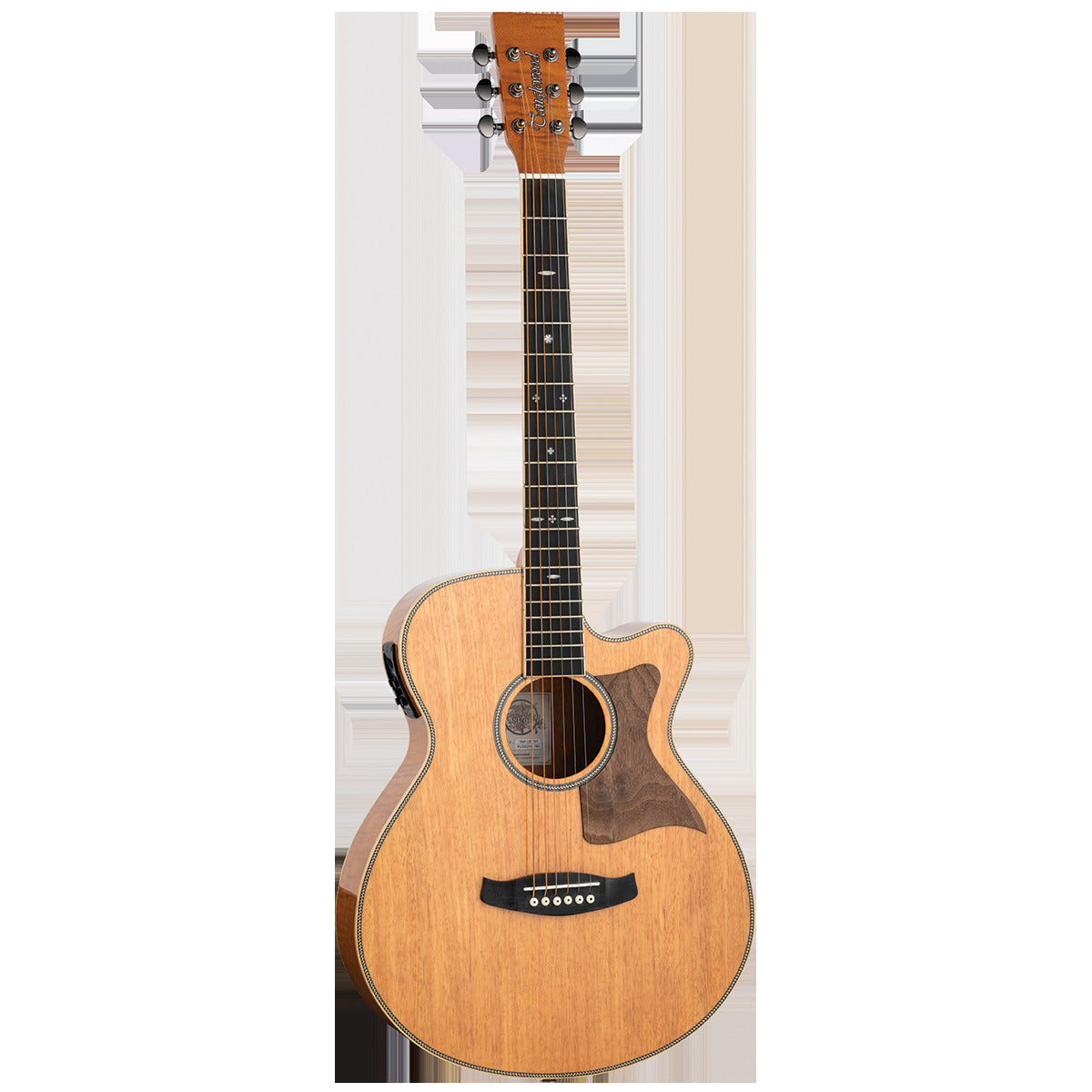 Tanglewood TRSFCEFMH Reunion Australian Red Cedar Top Super Folk C/E with Flame Okoume B/S