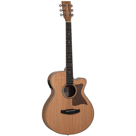 Tanglewood TRSFCEPW Reunion Australian Red Cedar Top Super Folk C/E with Pacific Walnut B/S