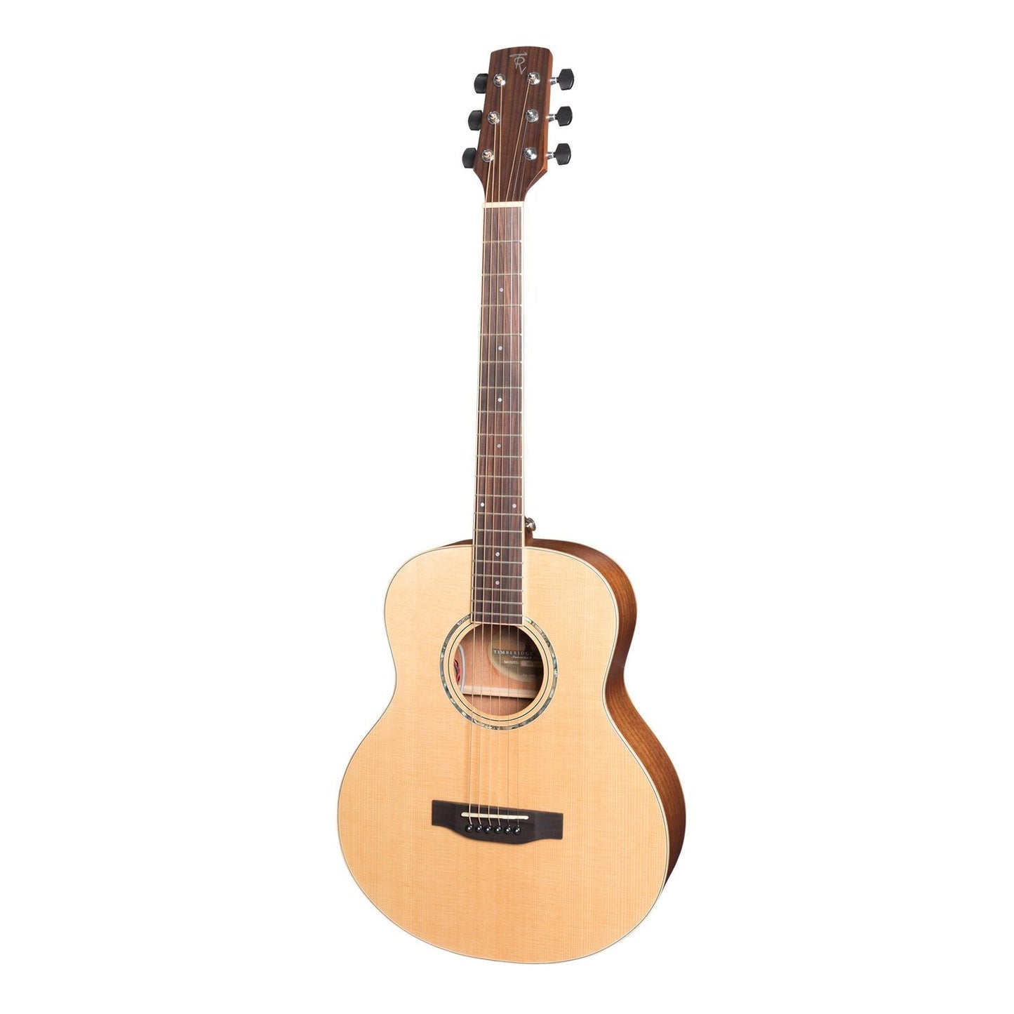 Timberidge '1 Series' Spruce Solid Top TS-Mini Acoustic-Electric Guitar (Natural Satin)
