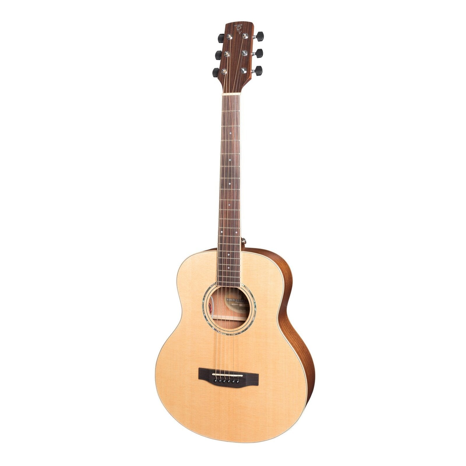 Timberidge '1 Series' Spruce Solid Top TS-Mini Acoustic-Electric Guitar (Natural Satin)