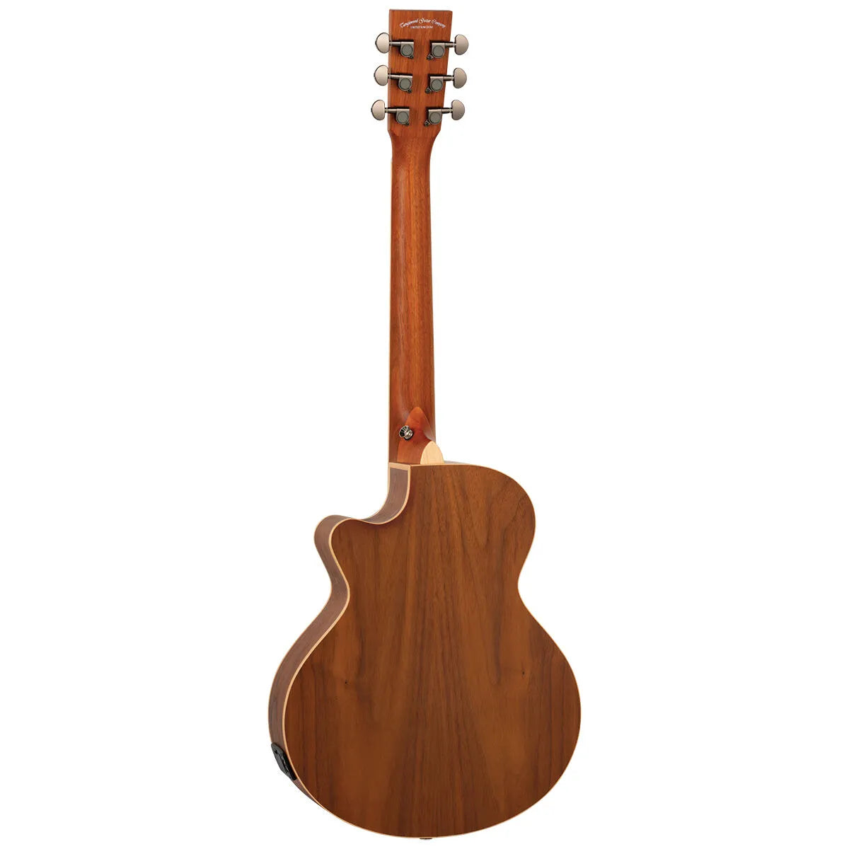Tanglewood Reunion Pro TRU2-CE-AW All Figured Black Walnut Solid Top Traveller Super Folk Guitar — view 2