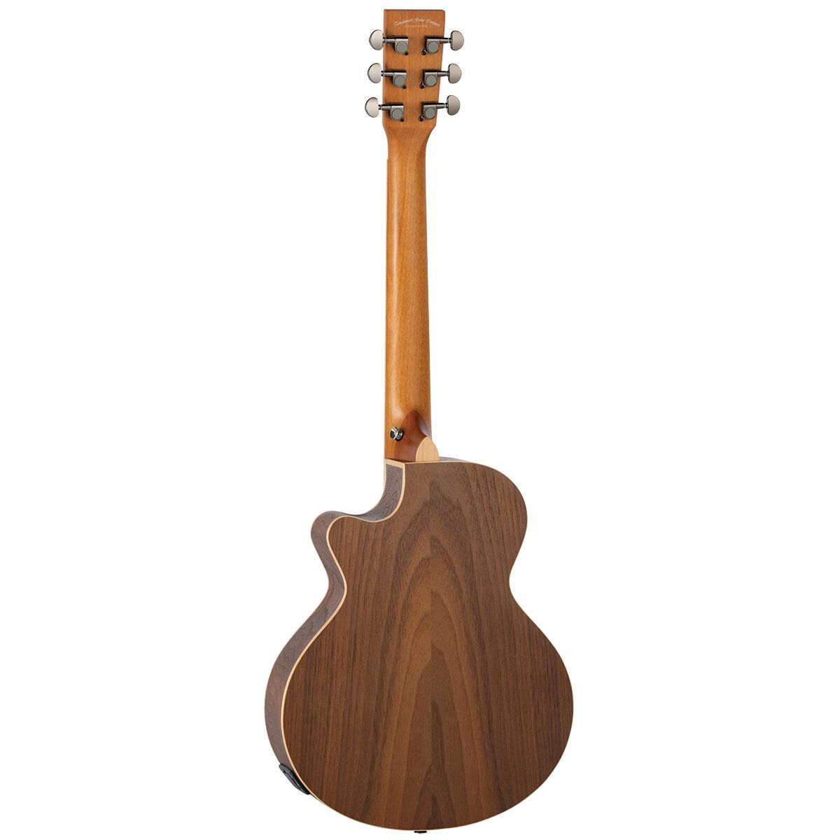 Tanglewood TRU2-CE-BW Reunion Pro Traveller Folk C/E Guitar Black Walnut B/S — view 2