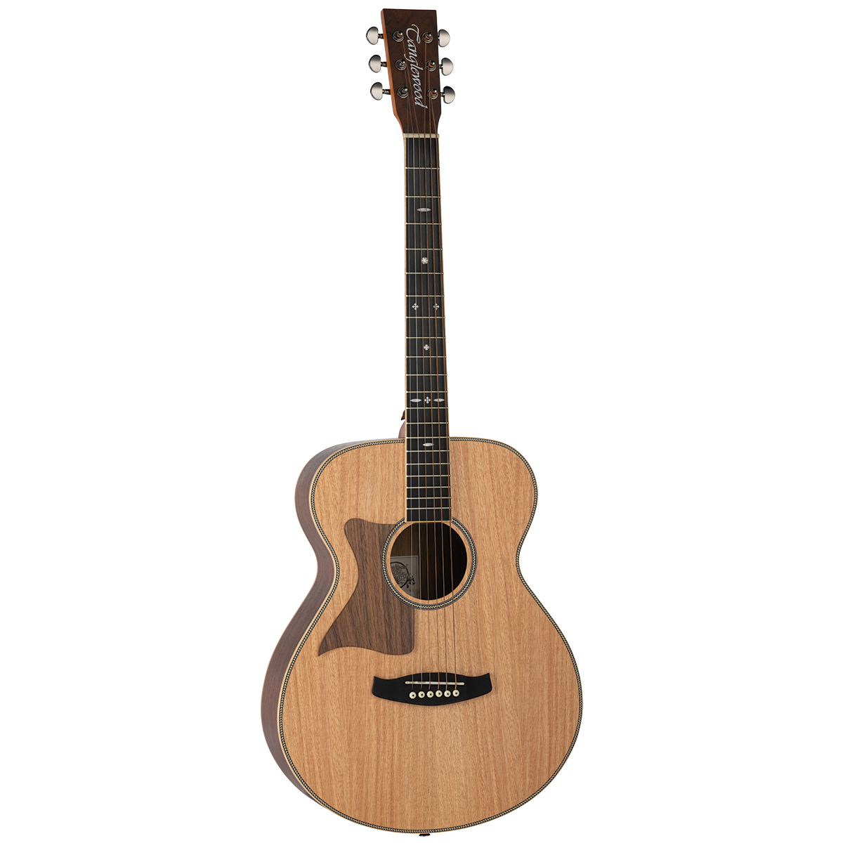 Tanglewood TRU3-HR-LH Reunion Pro Left Handed Folk Guitar with Solid Australian Red Cedar Top and Hawaiian Rain Wood B/S