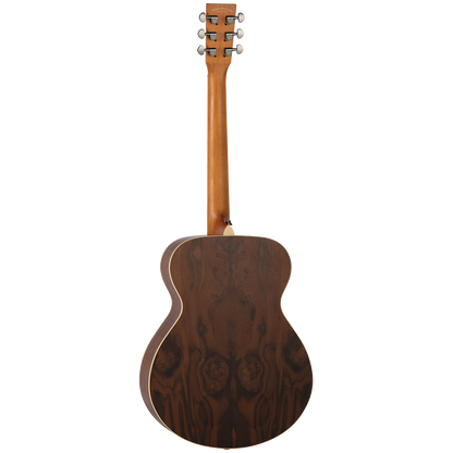 Tanglewood TRU3-HR-LH Reunion Pro Left Handed Folk Guitar with Solid Australian Red Cedar Top and Hawaiian Rain Wood B/S — view 2