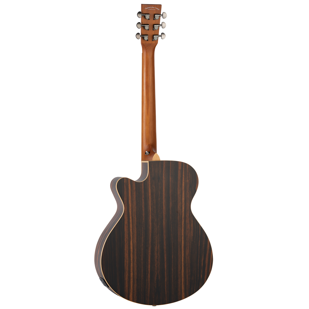 Tanglewood TRU4-CE-AE Reunion Pro Solid Top All Ebony Super Folk C/E Guitar — view 2