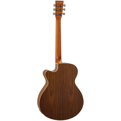 Tanglewood Reunion Pro TRU4-CE-AW All Figured Black Walnut Solid Top Super Folk Acoustic Guitar — view 2