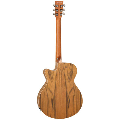 Tanglewood TRU4-CE-PW Reunion Pro Super Folk C/E Guitar, Solid Cedar Top, Walnut B/S — view 2