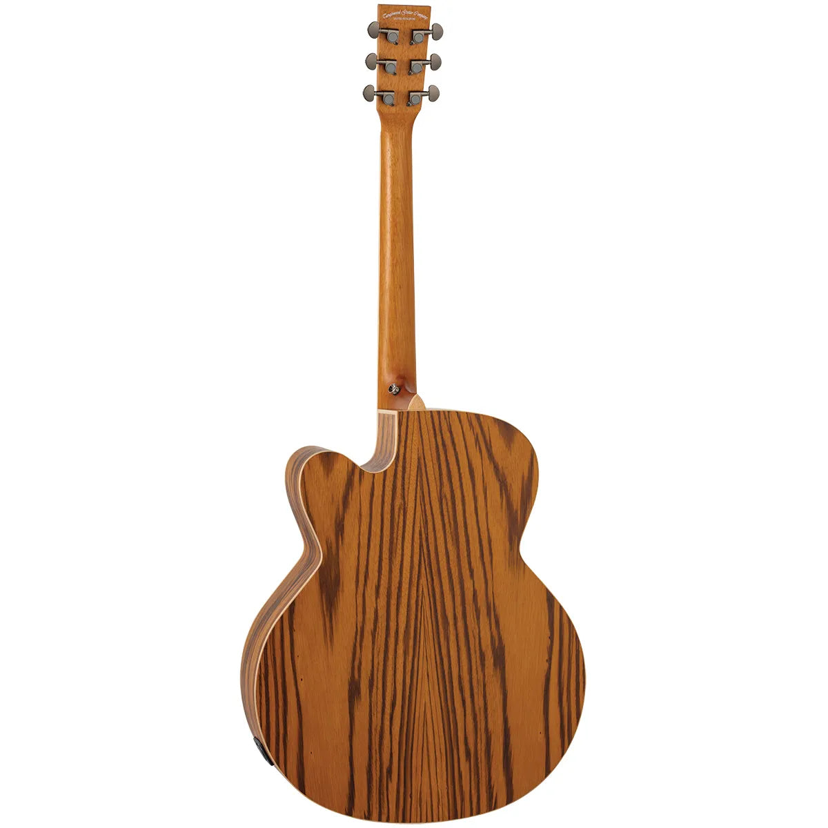 Tanglewood Reunion Pro TRU7-CE-AZ Super Jumbo Acoustic Guitar with Solid Spruce Top and Zebrano Veneer — view 2