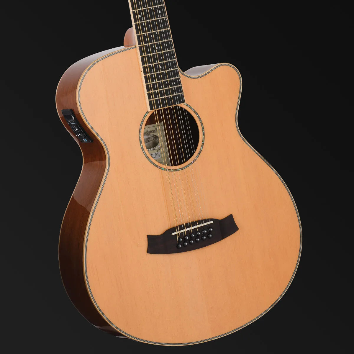 Tanglewood Roadster X Super Folk 12-String Cutaway Electric Guitar TRX4-12-CE