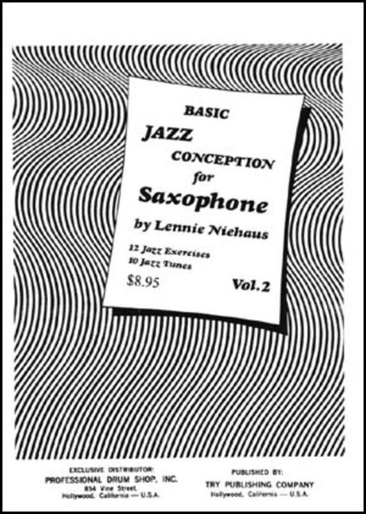 Basic Jazz Conception for Saxophone Vol. 2 BK/CD by Lennie Niehaus