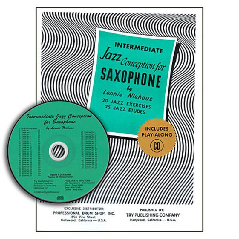 Intermediate Jazz Conception for Alto Saxophone BK/CD by Lennie Niehaus