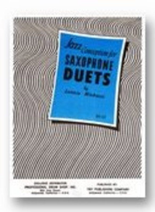 Jazz Conception for Saxophone Duets Book with CD