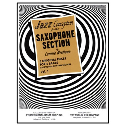 Jazz Conception for Saxophone Section Vol 1 by Lennie Niehaus - Saxophone Ensemble