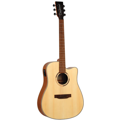 Tanglewood Strada Dreadnought Cutaway Electric Guitar Solid Spruce/Mahogany [TS5-CE-ST] — view 2