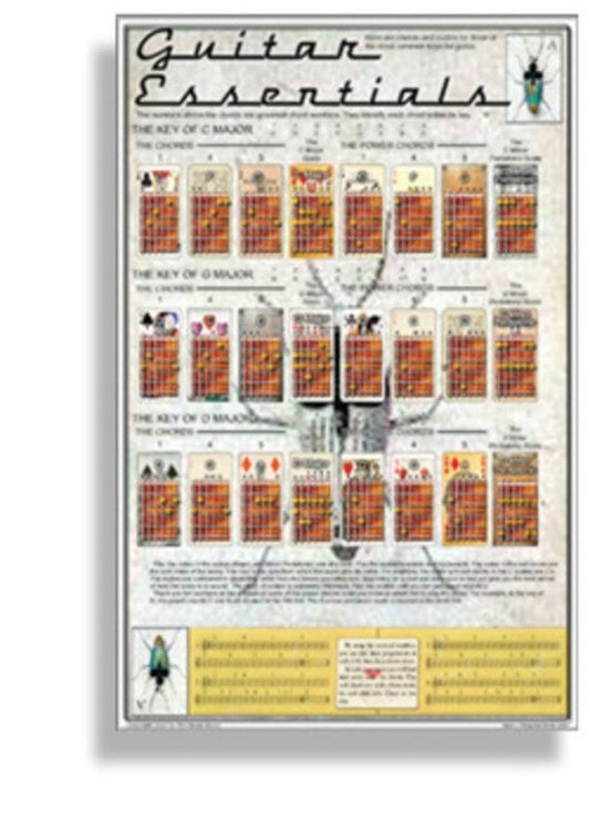 Guitar Essentials Poster 43x28cm