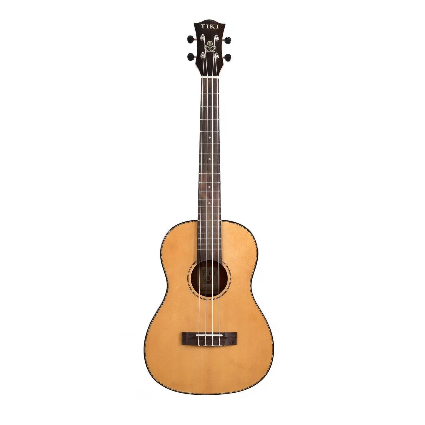 Tiki TSB-22-NGL '22 Series' Baritone Ukulele with Hard Case - Natural Gloss