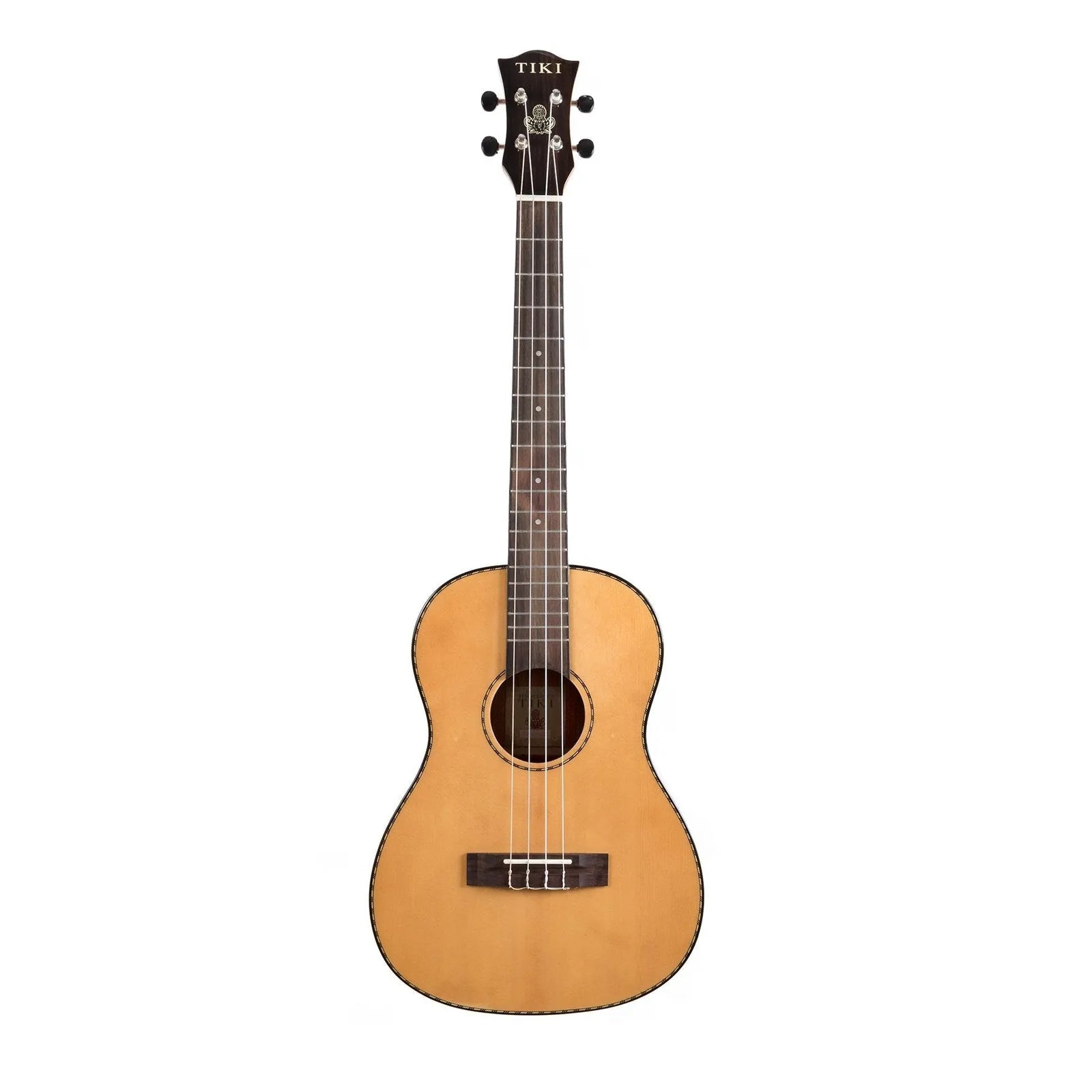 Tiki TSB-22-NGL '22 Series' Baritone Ukulele with Hard Case - Natural Gloss
