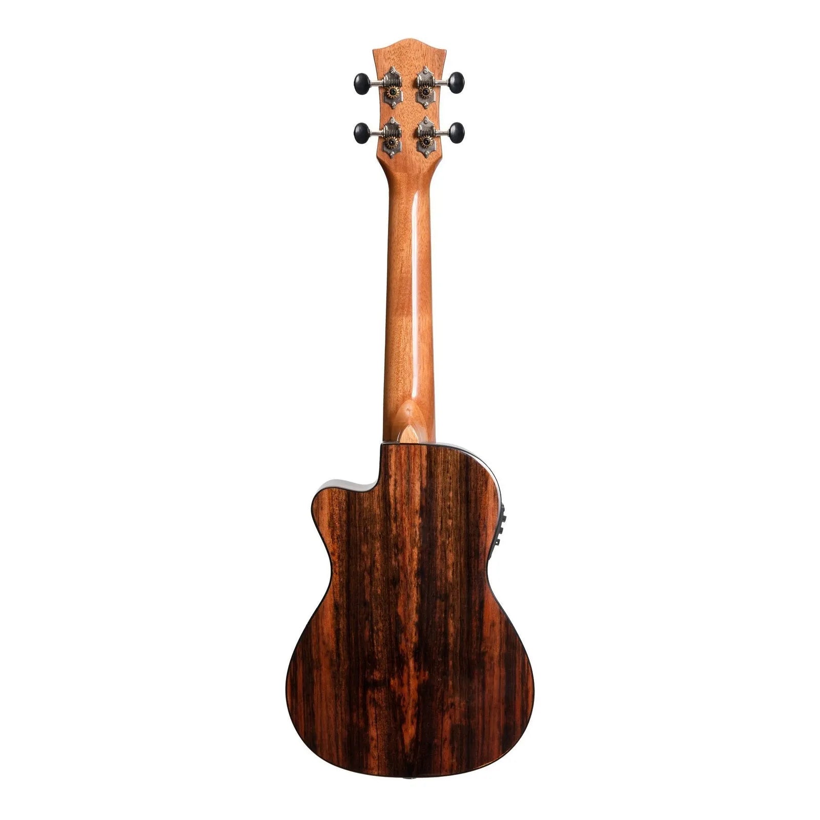 Tiki '22 Series' Spruce Top Electric Cutaway Concert Ukulele with Hard Case - Natural Gloss — view 2