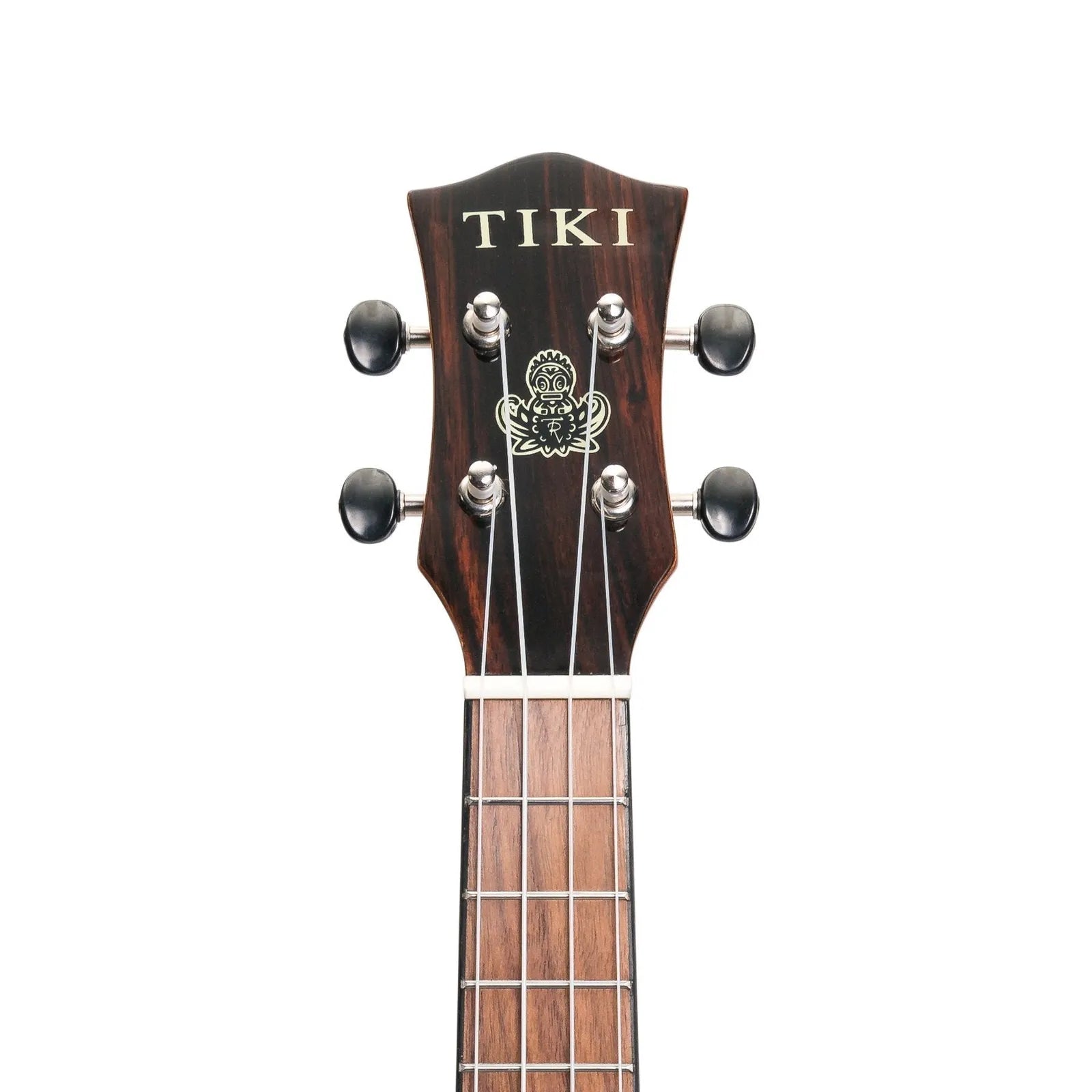 Tiki '22 Series' Spruce Top Electric Cutaway Concert Ukulele with Hard Case - Natural Gloss — view 6