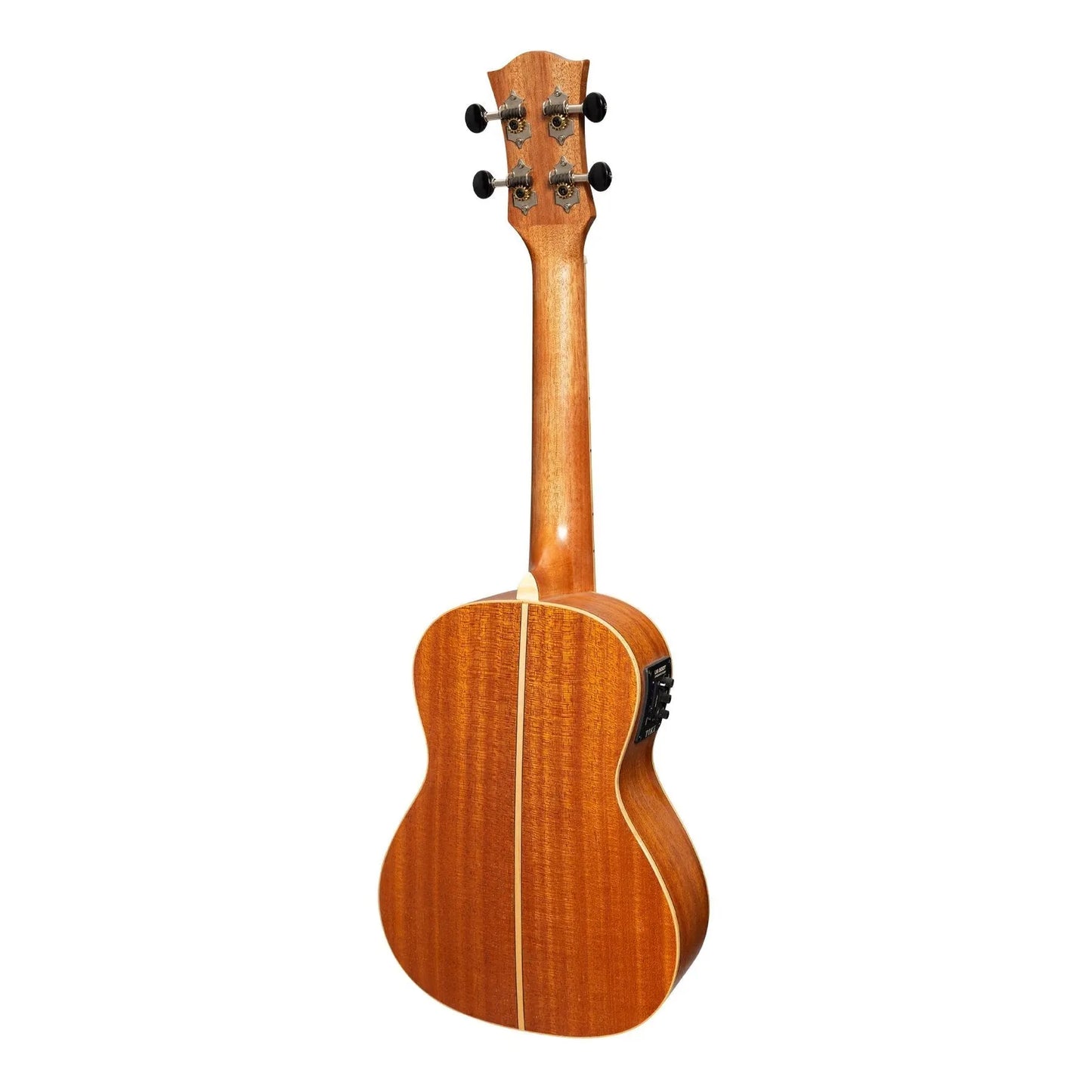 Tiki 6 Series Spruce Solid Top Electric Concert Ukulele with Hard Case Natural Satin TSC-6P-NST — view 2