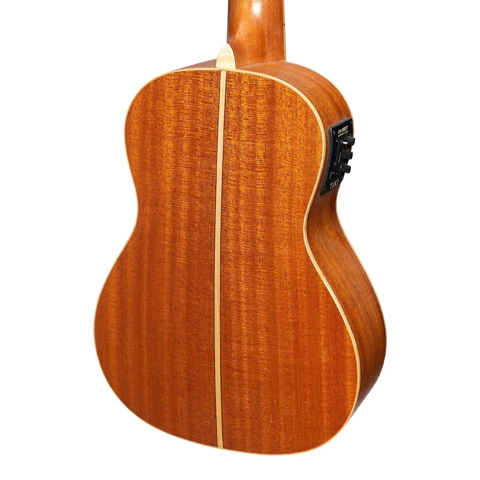 Tiki 6 Series Spruce Solid Top Electric Concert Ukulele with Hard Case Natural Satin TSC-6P-NST — view 5