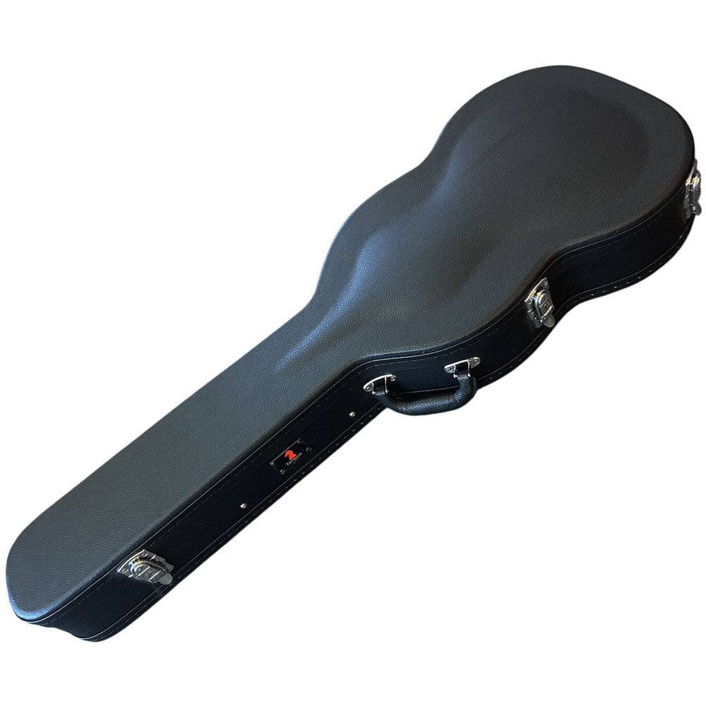 Torque Wooden Archtop SG-Style Electric Guitar Case Black Finish — view 3