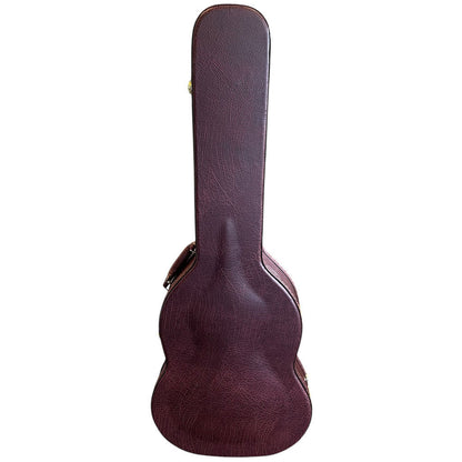 Torque Wooden Archtop SG-Style Electric Guitar Case with Plush Interior and Storage Compartment in Brown Finish — view 3