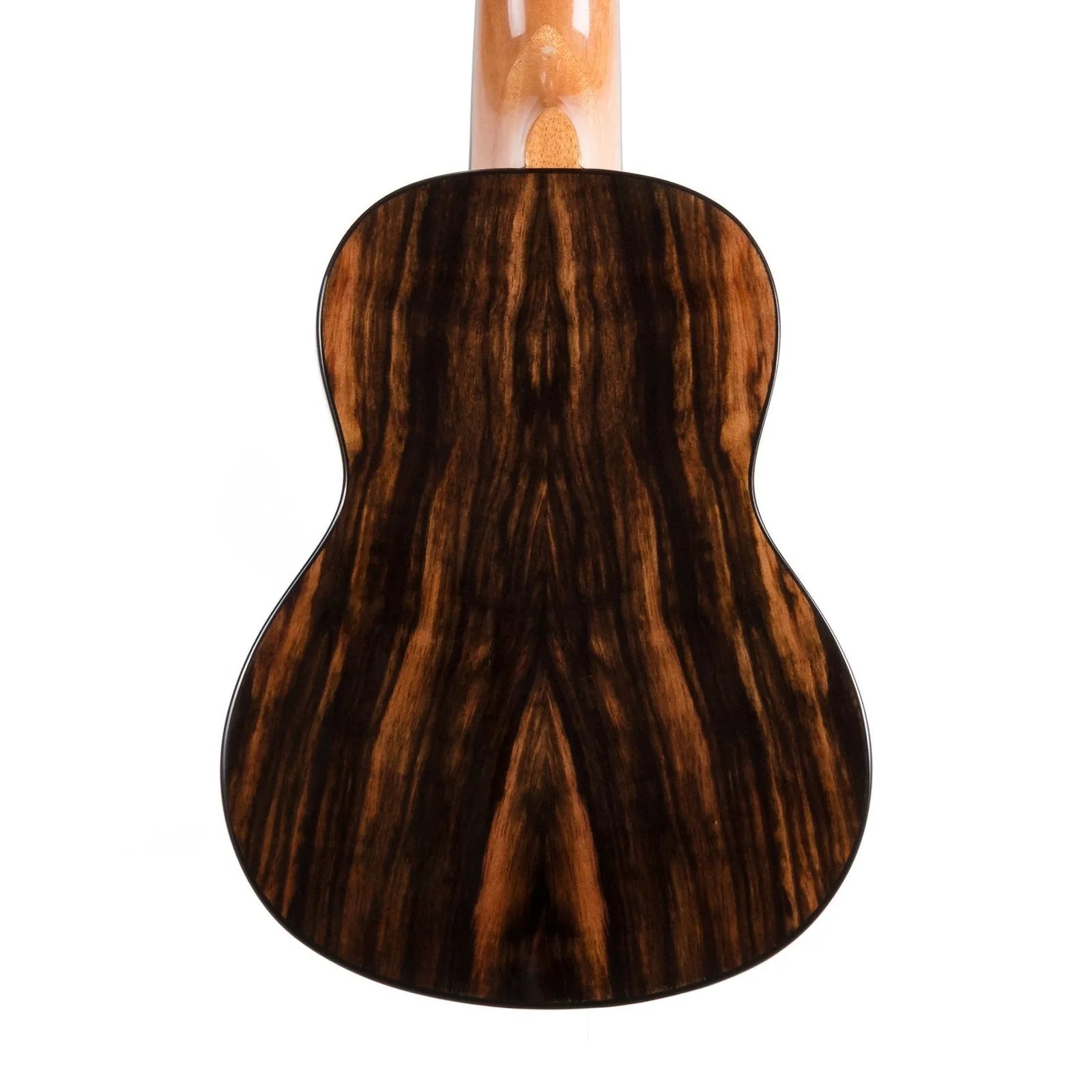 Tiki TSS-22-NGL '22 Series' Soprano Ukulele with Hard Case - Solid Spruce Top, Ebony Back, Mahogany Neck, Aquila Strings, Natural Gloss — view 5