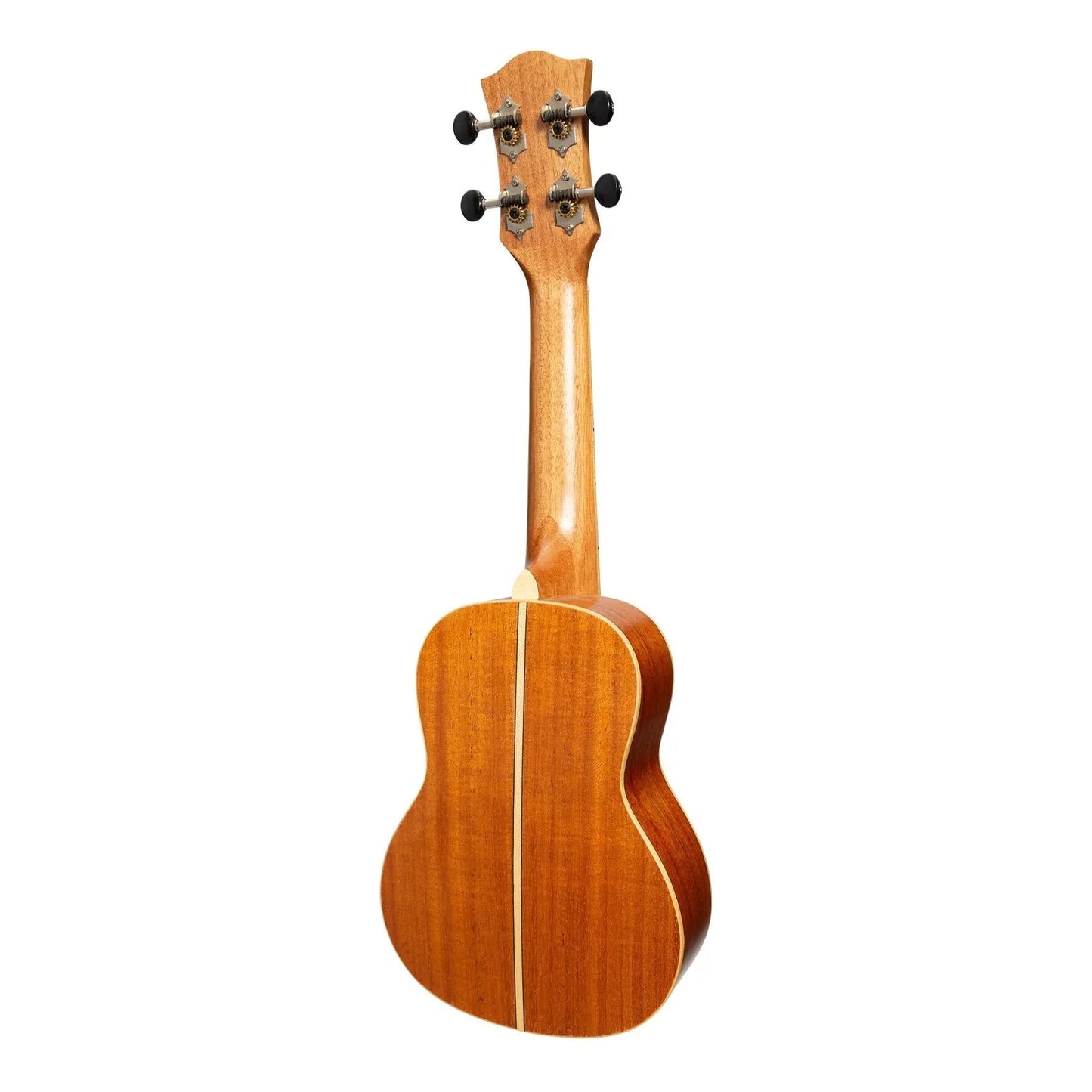 Tiki 6 Series Spruce Solid Top Soprano Ukulele with Deluxe Hard Case - Natural Satin — view 2
