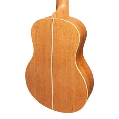 Tiki 6 Series Spruce Solid Top Tenor Ukulele with Hard Case Natural Satin TST-6-NST — view 5