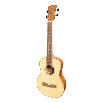 Tiki 6 Series Spruce Solid Top Tenor Ukulele with Hard Case Natural Satin TST-6-NST