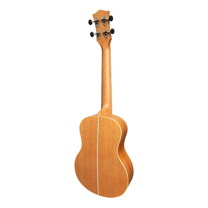Tiki 6 Series Spruce Solid Top Tenor Ukulele with Hard Case Natural Satin TST-6-NST — view 2