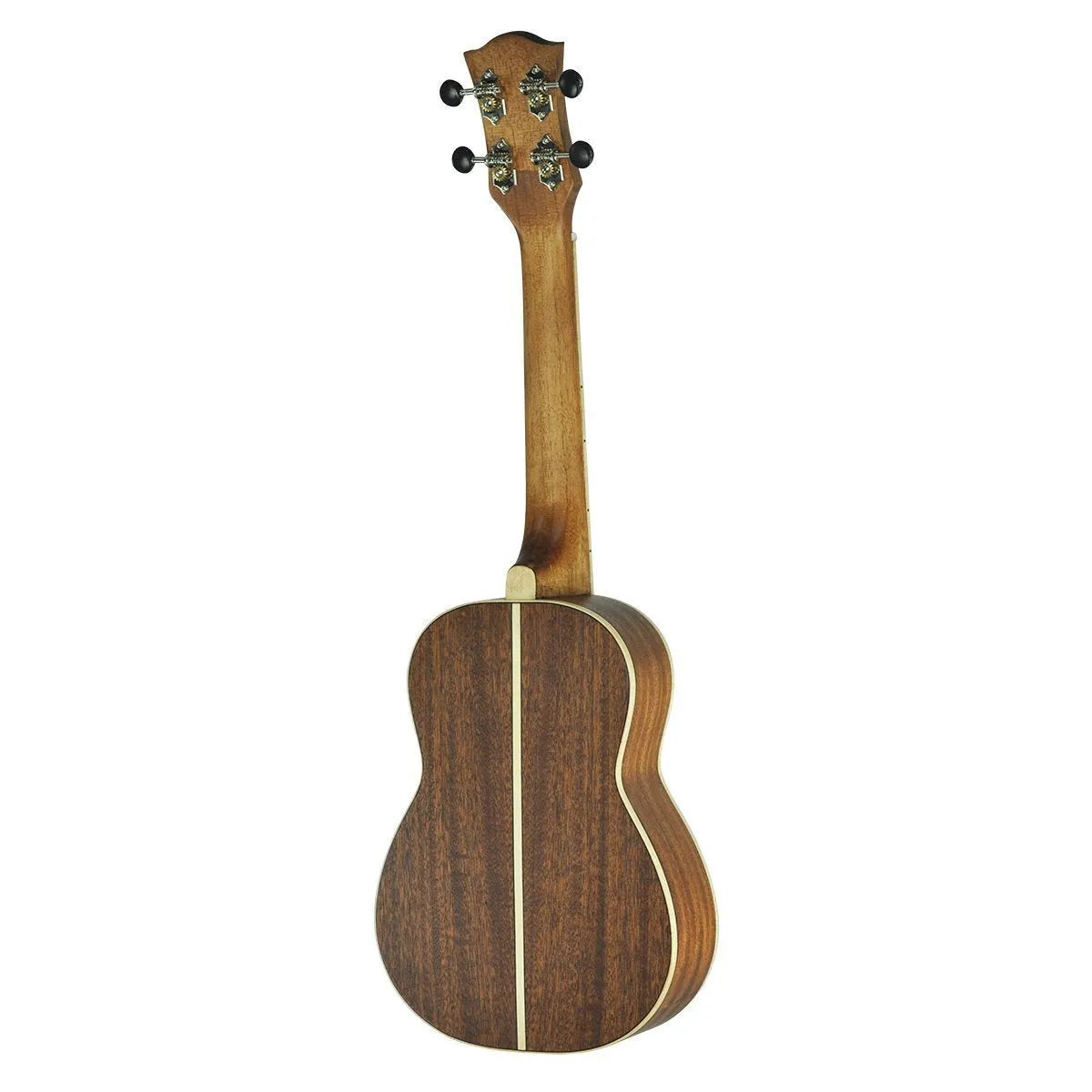 Tiki 6 Series Spruce Solid Top Electric Tenor Ukulele with Hard Case Natural Satin TST-6P-NST — view 2