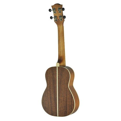 Tiki 6 Series Spruce Solid Top Electric Tenor Ukulele with Hard Case Natural Satin TST-6P-NST — view 2