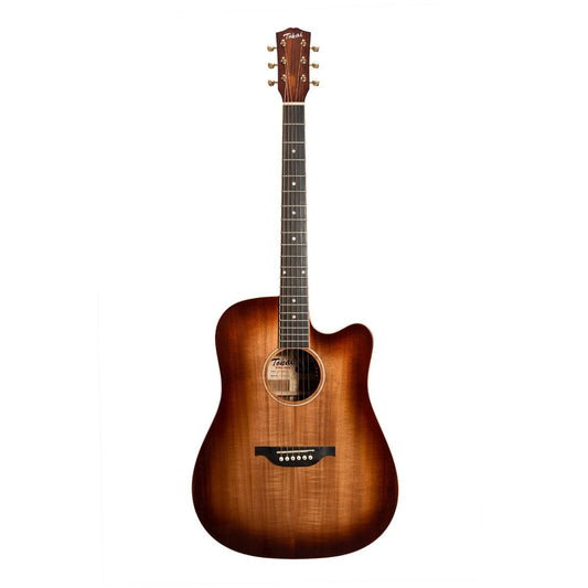 Tokai 'Terra Nova' K5 Dreadnought Cutaway Acoustic-Electric Guitar (Bourbon Fade Natural Gloss)