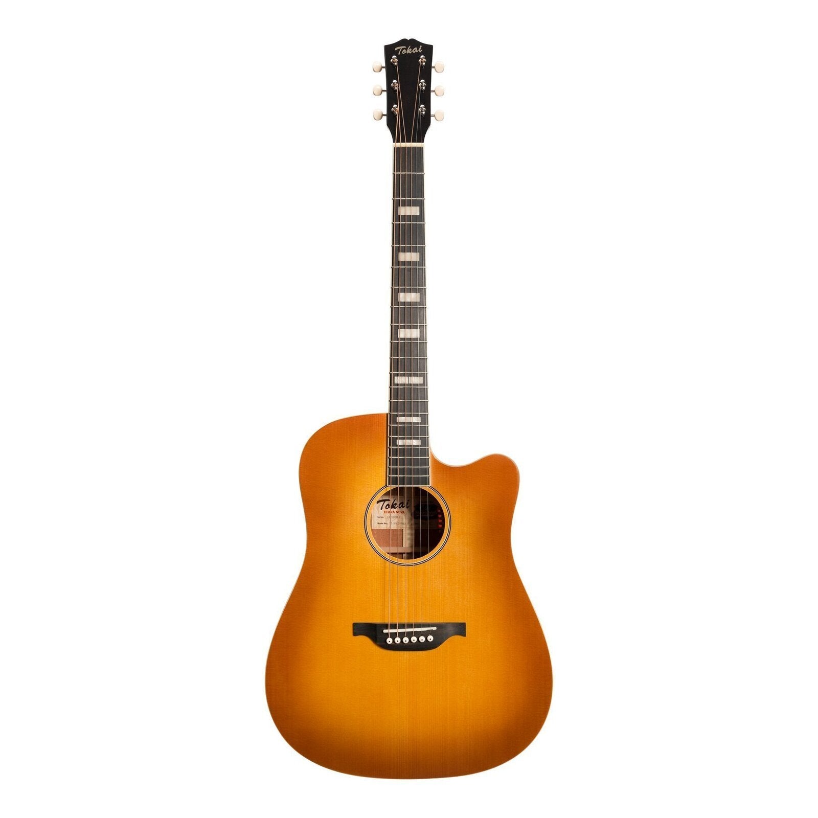 Tokai 'Terra Nova' S4 Dreadnought Cutaway Acoustic-Electric Guitar (Honey Burst)