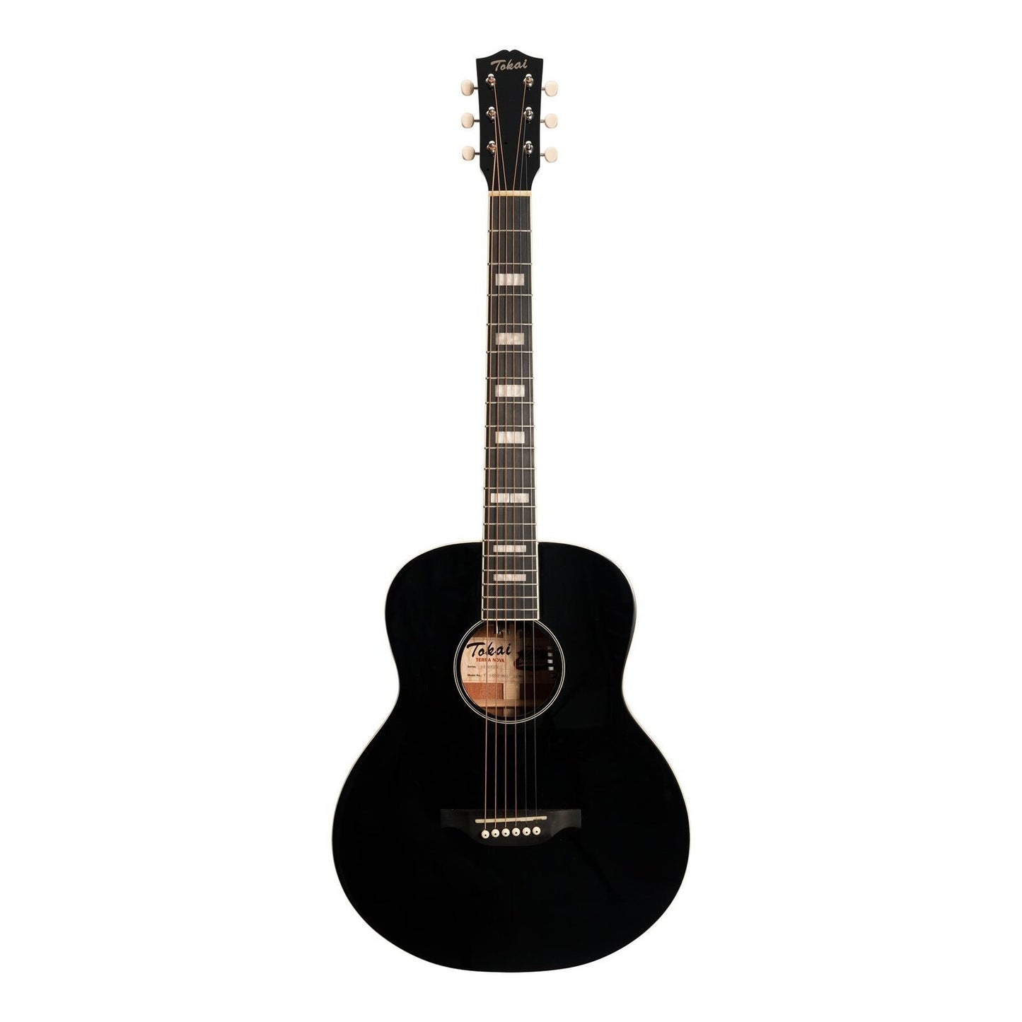 Tokai 'Terra Nova' S4 Mini Acoustic-Electric Guitar (Black Gloss)