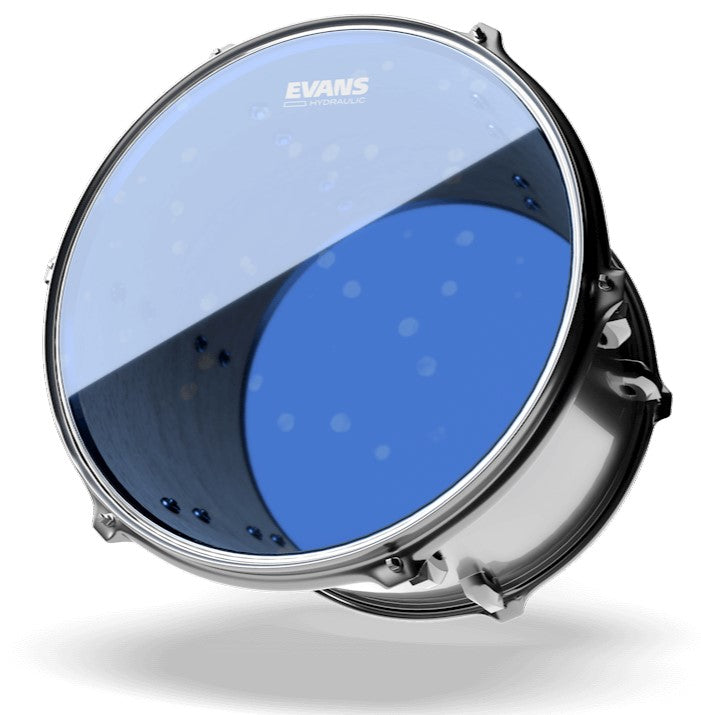 Evans 06 Inch Hydraulic Tom Drum Head - Blue — view 2