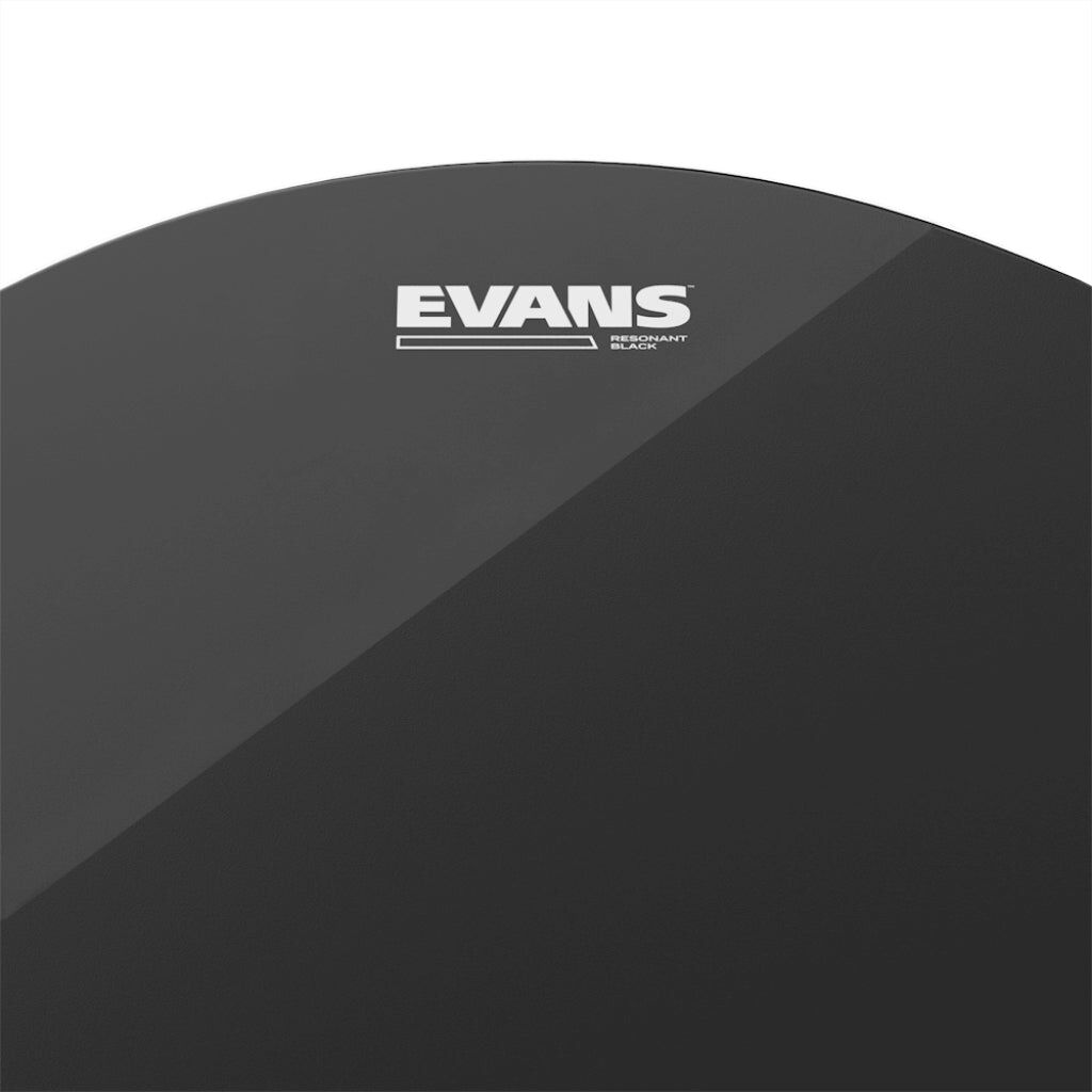 Evans 12 Inch Resonant Black Drumhead - Level 360 Technology, 1-Ply 7.5mil Film, Bright Tone, Wide Sustain, Uncoated Finish — view 3