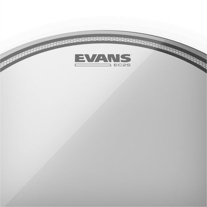 Evans EC2S 2-Ply Clear Drum Head 13" with Sound Shaping Technology and Level 360 Technology — view 2