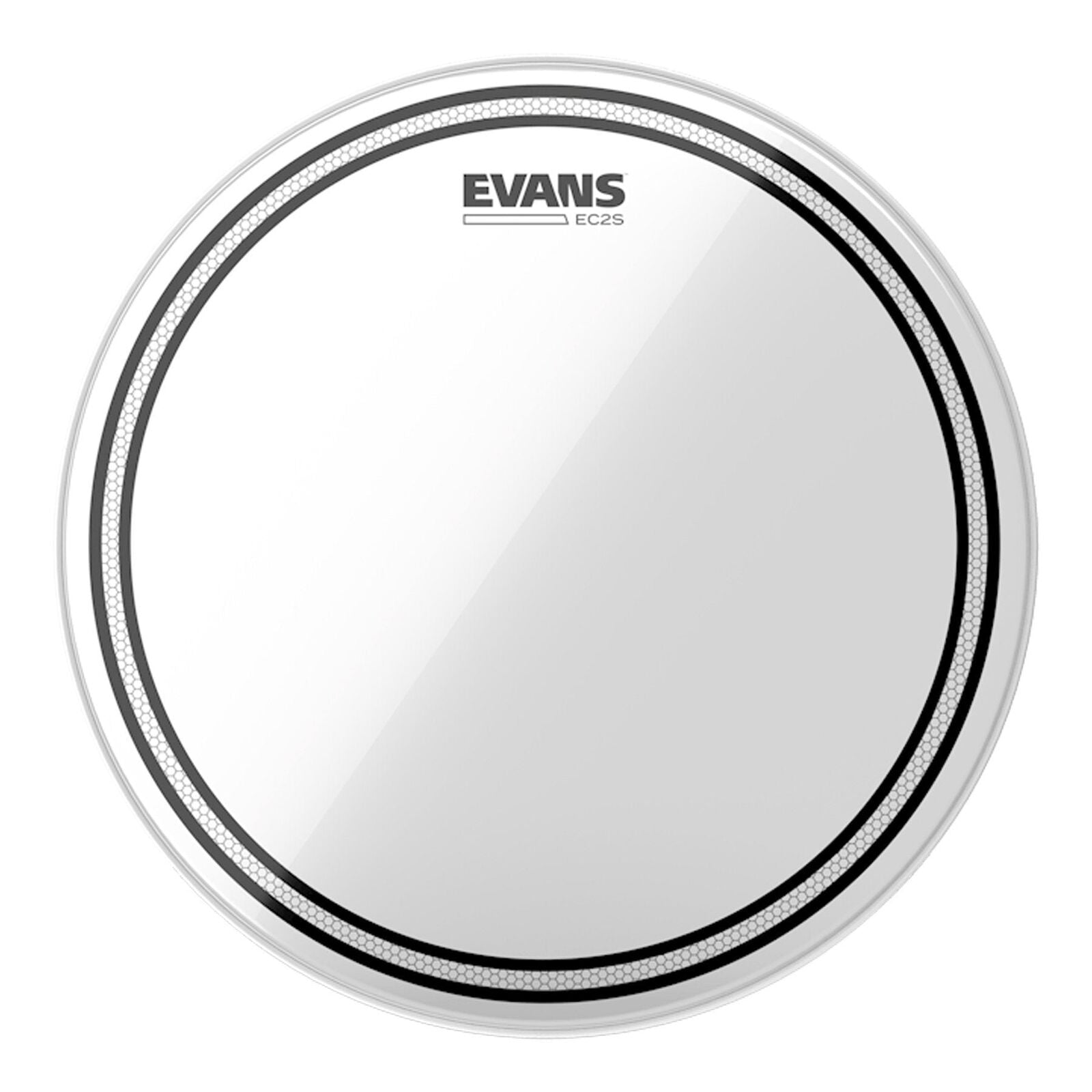 Evans EC2S 2-Ply Clear Drum Head 13" with Sound Shaping Technology and Level 360 Technology