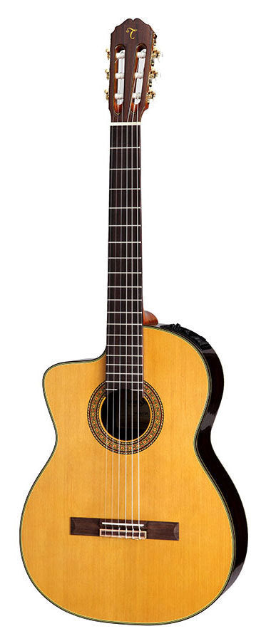 Takamine Pro Series Left Handed AC/EL Full Size Classical Guitar with Cutaway