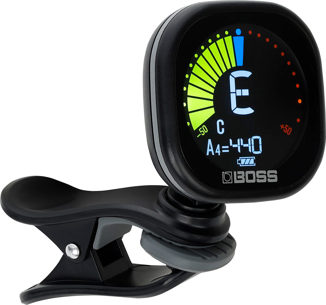 BOSS TU-05 Clip-On Tuner - USB Rechargeable, High-Contrast Display, 4 Tuning Modes, Long-Lasting Battery — view 3