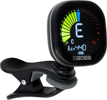 BOSS TU-05 Clip-On Tuner - USB Rechargeable, High-Contrast Display, 4 Tuning Modes, Long-Lasting Battery — view 3